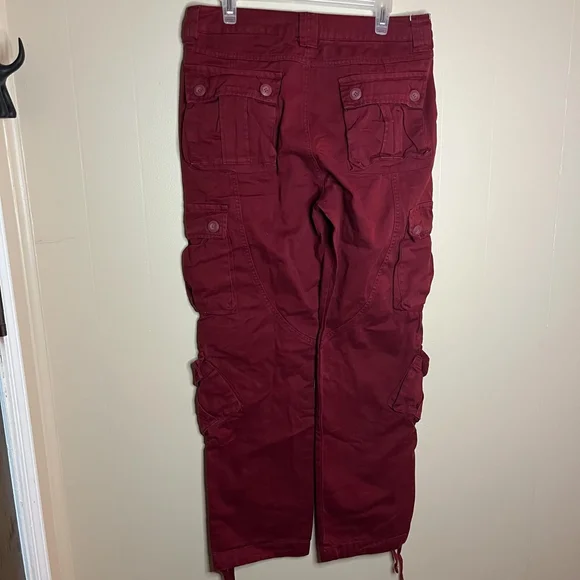 Matchstick Men's Retro Relaxed Cargo Pants with Multi Pockets 32x32 - Picture 2 of 12